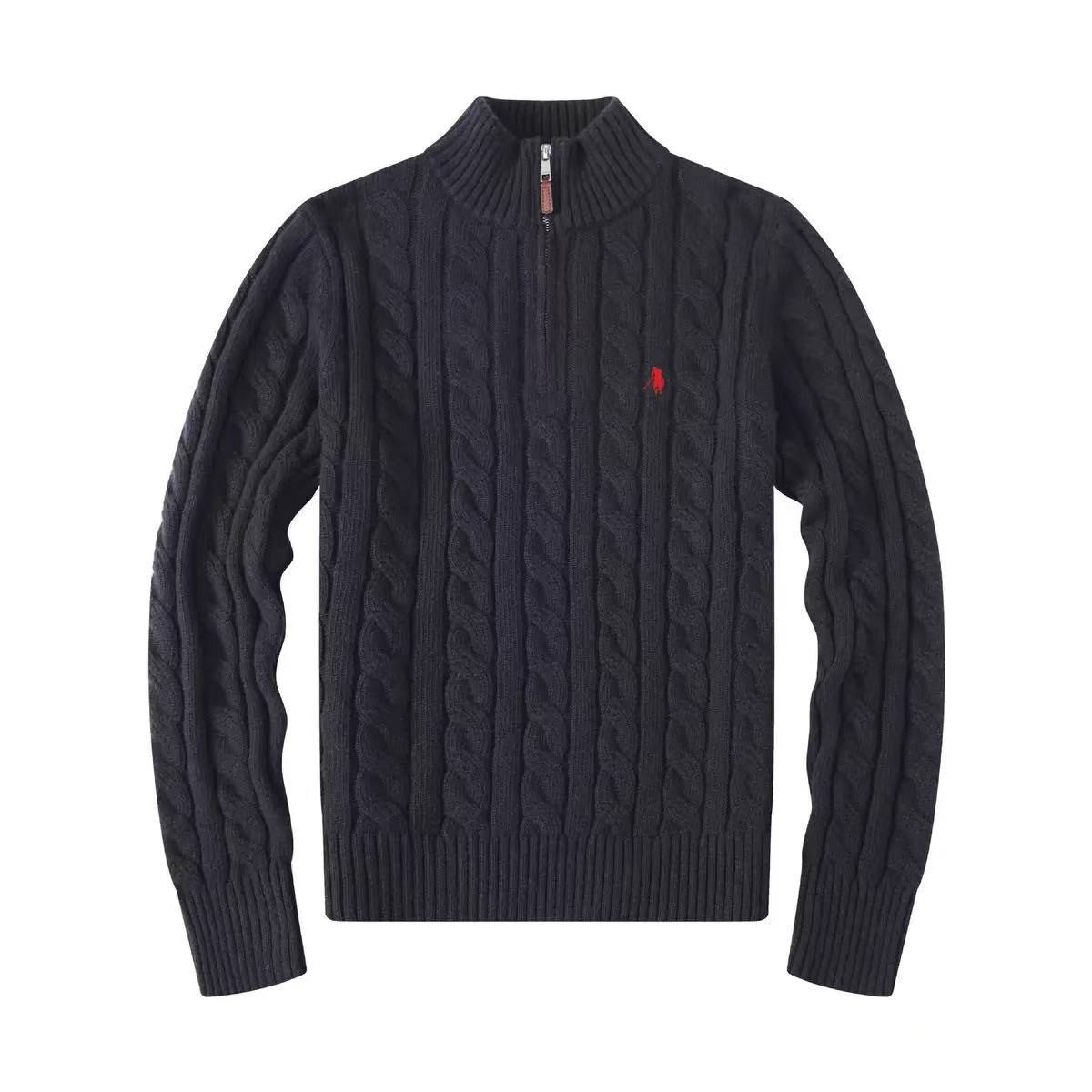 "RL" Knit Halfzip